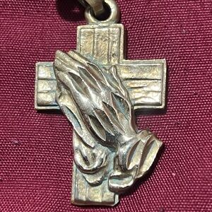 14k gold pendant.